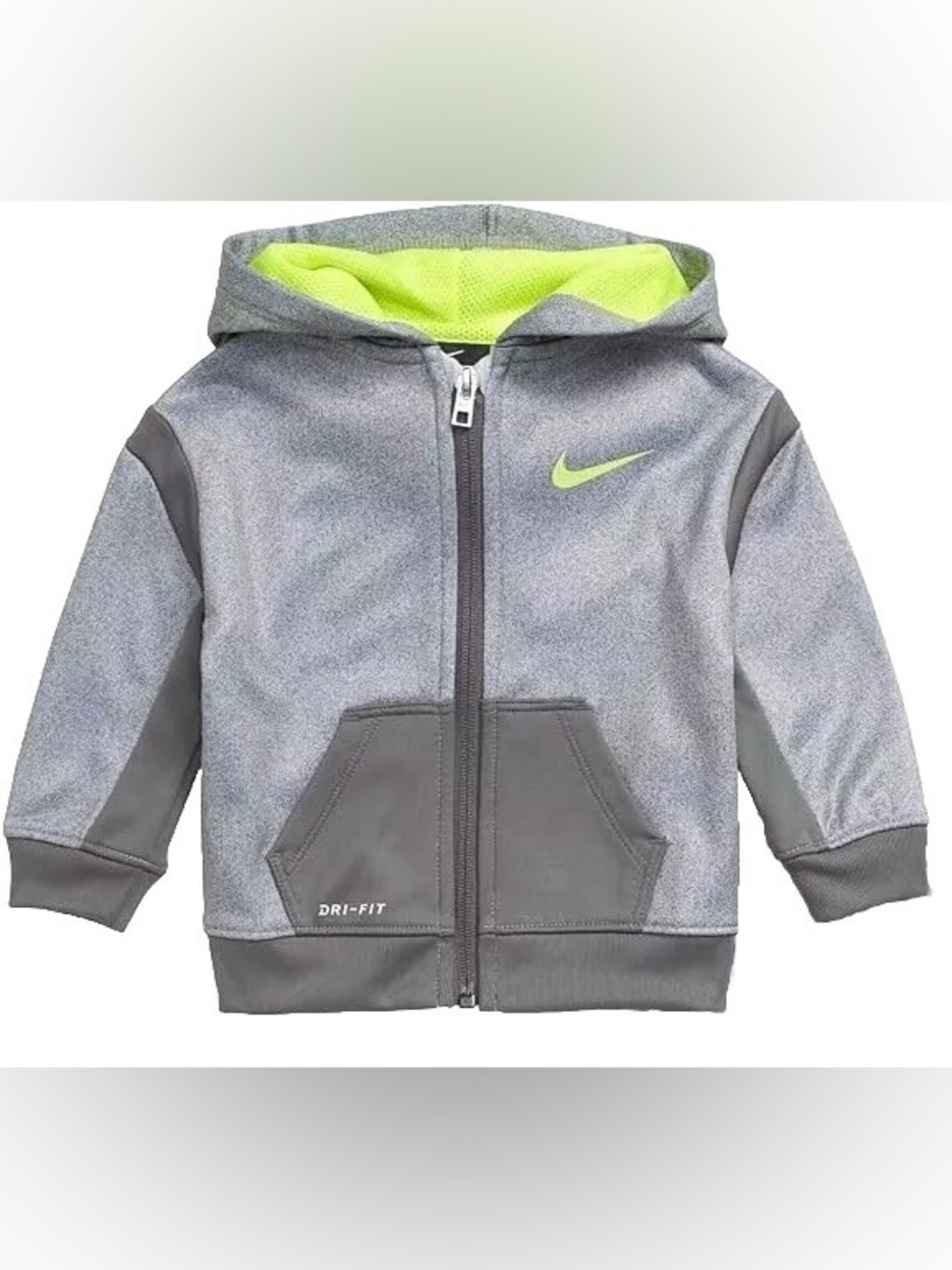 ⚡🩶 Nike Boys Therma-FIT Full-Zip Hoodie Jacket – Size 4 | GUC 🩶⚡